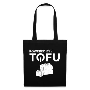 Tofu Soy Soy bean Vegan Vegan - Tote Bag - black - Front