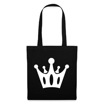 crown crown icon team king club Logo icon - Tote Bag - black - Front