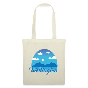 Vacances de rêve Wellington en bleu - Sac en tissu - nature - Devant