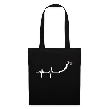 Basketball, lifeline - Tote Bag - black - Front
