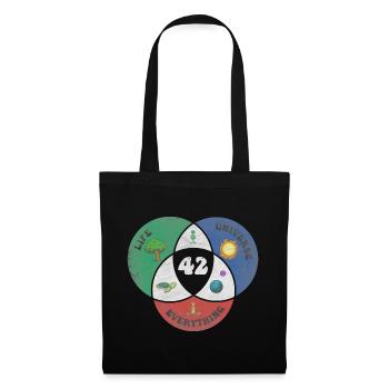 42 is the answer to life, the universe and the rest - Tote Bag - black - Front
