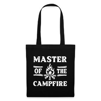 Feu de camp Grill Stories Camping Camping - Sac en tissu - noir - Devant