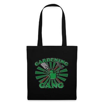 Gang de jardinage pour jardiniers avec des lotissements - Sac en tissu - noir - Devant