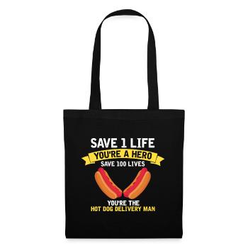 Hot Dog Maker Grill BBQ Hot Dog Grill Master - Sac en tissu - noir - Devant