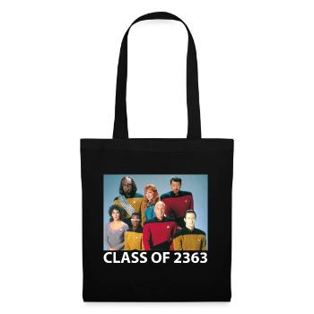 Star Trek La Nouvelle Génération L’équipage - Sac en tissu - noir - Devant