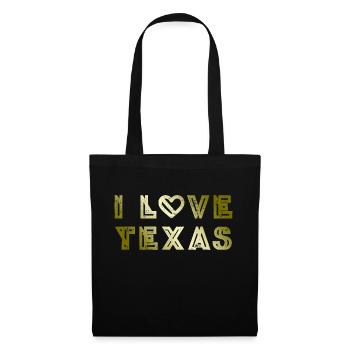 I Love Texas - Tote Bag - black - Front