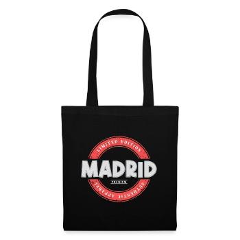Madrid Spain City Skyline Home Love - Tote Bag - black - Front