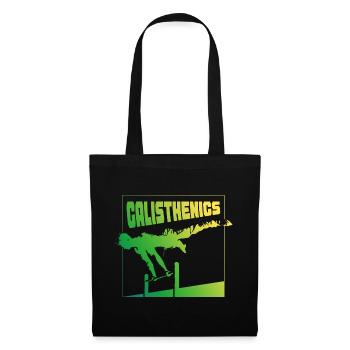 Calisthenics Gradient Pose Square Design - Tote Bag - black - Front