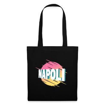 Naples Napoli Italy City Font Vintage Retro - Tote Bag - black - Front