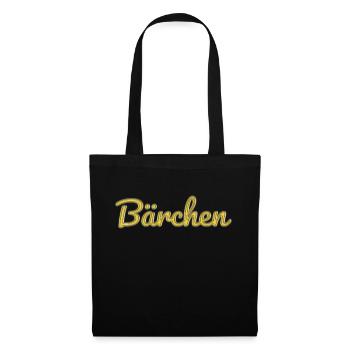 Ourson - Sac en tissu - noir - Devant