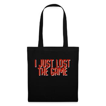 Je viens de perdre le jeu 2 - Sac en tissu - noir - Devant