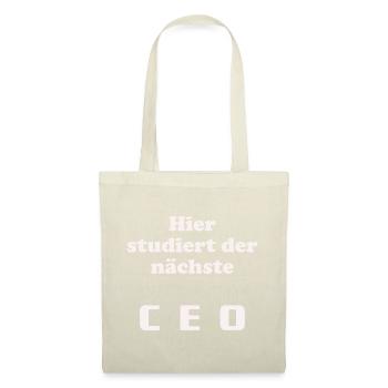 Next CEO - Chef - Stoffbeutel - Natur - Vorne