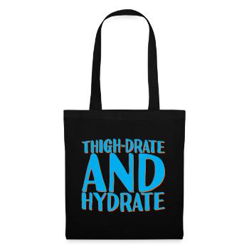 Cuisse-Drate Et Hydrater 2 - Sac en tissu - noir - Devant