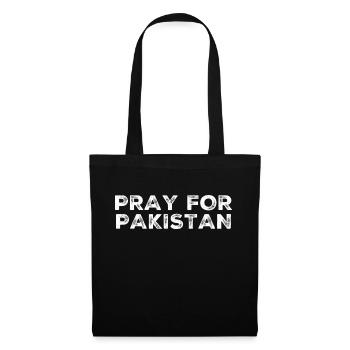 Priez pour le Pakistan - Sac en tissu - noir - Devant