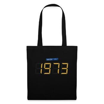 Made in 1973 - Sac en tissu - noir - Devant