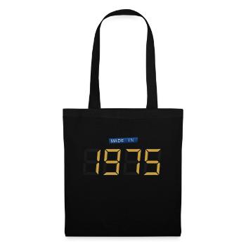 Made in 1975 - Sac en tissu - noir - Devant