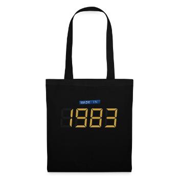 Made in 1983 - Sac en tissu - noir - Devant