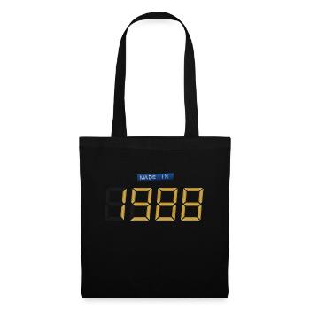 Made in 1988 - Sac en tissu - noir - Devant