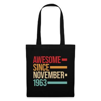 Geburstag Génial depuis novembre 1963 - Sac en tissu - noir - Devant
