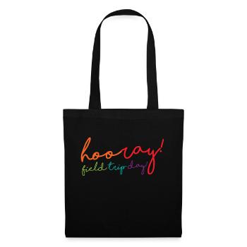 Hourra, journée d’excursion sur le terrain! 2 - Sac en tissu - noir - Devant