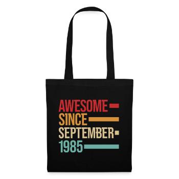 Birthday Awesome Since September 1985 - Tote Bag - black - Front