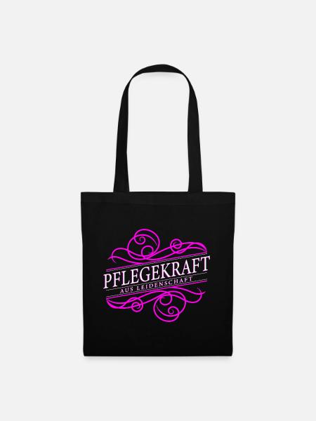 Pflegekraft aus Leidenschaft - Stoffbeutel - Schwarz