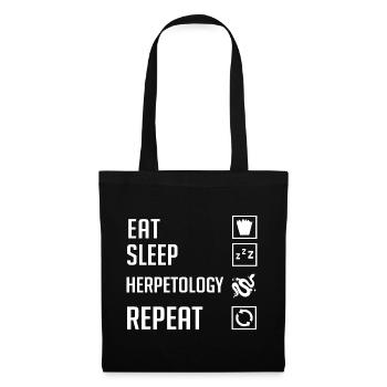 Herpetology Reptiles Herpetologist Lizards - Tote Bag - black - Front
