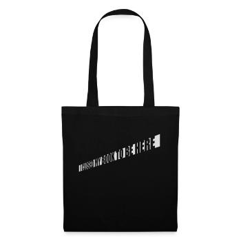 J’ai fermé mon livre - Sac en tissu - noir - Devant