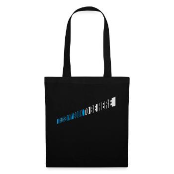 J’ai fermé mon livre - Sac en tissu - noir - Devant