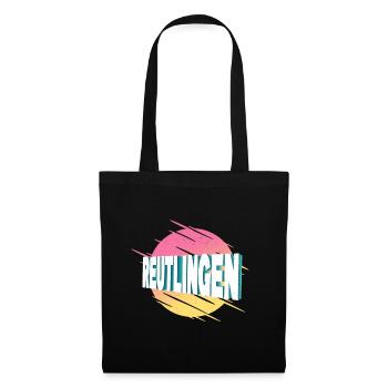 Reutlingen Germany City Font Vintage Retro - Tote Bag - black - Front