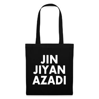 jin jiyan azadi - Sac en tissu - noir - Devant