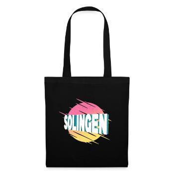 Solingen Germany City Font Vintage Retro - Tote Bag - black - Front