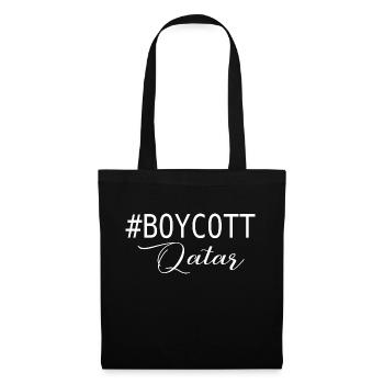 BOYKOTT KATAR - Tote Bag - black - Front