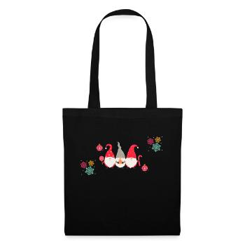 Christmas Gnomes - Tote Bag - black - Front