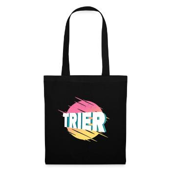 Trier Germany City Font Vintage Retro - Tote Bag - black - Front