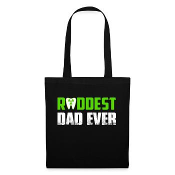 Raddest papa jamais radiologie radiographie Rad Tech - Sac en tissu - noir - Devant