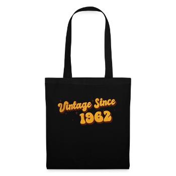 Vintage since 1962 61 Years Old - Groovy 61st - Tote Bag - black - Front