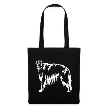 Borzoi "Black Edition" - Tote Bag - black - Front