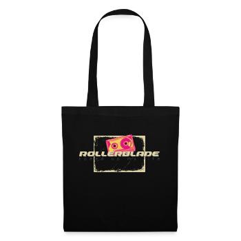 80s Tape Rollerblader - Tote Bag - black - Front