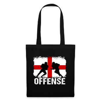 American Football England Offense - Tote Bag - black - Front