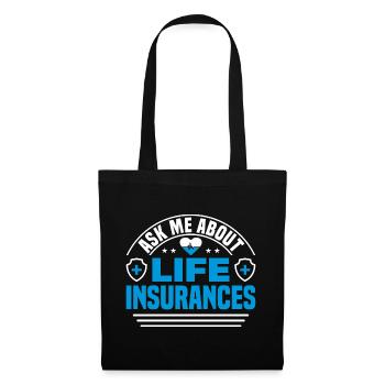 Insurance Salesman Insurance Agent - Tote Bag - black - Front