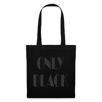 ONLY BLACK - Stoffbeutel - Schwarz - Vorne