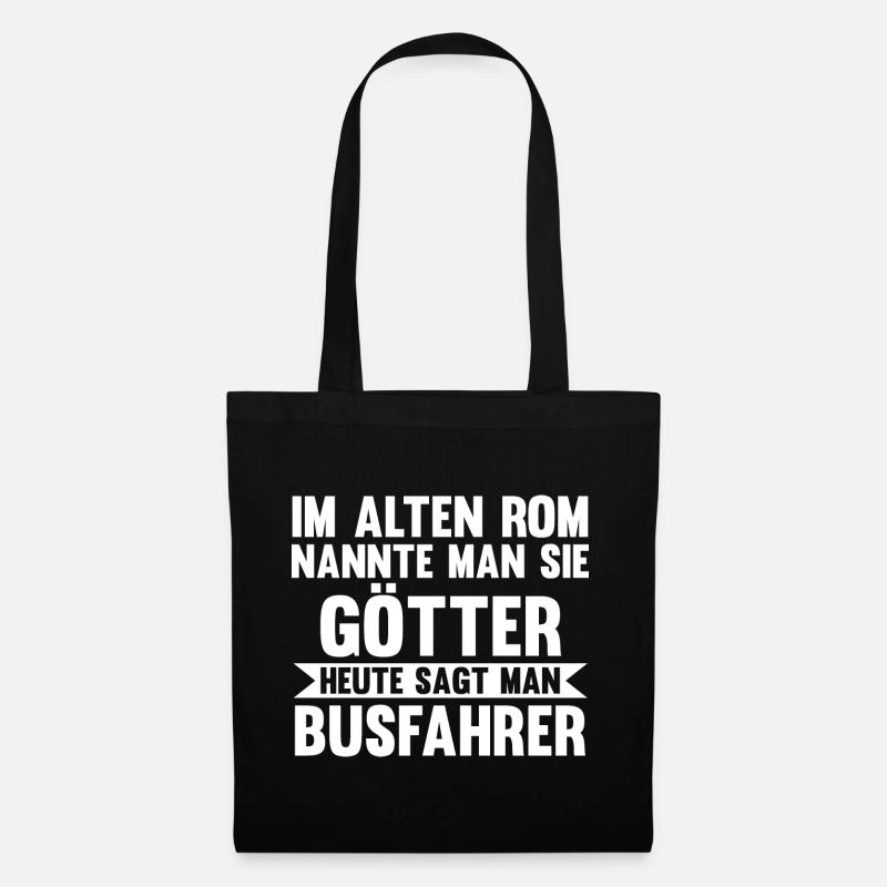 Bus Busfahrer - Stoffbeutel - Schwarz