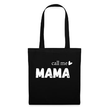 Call me mama - Tote Bag - black - Front