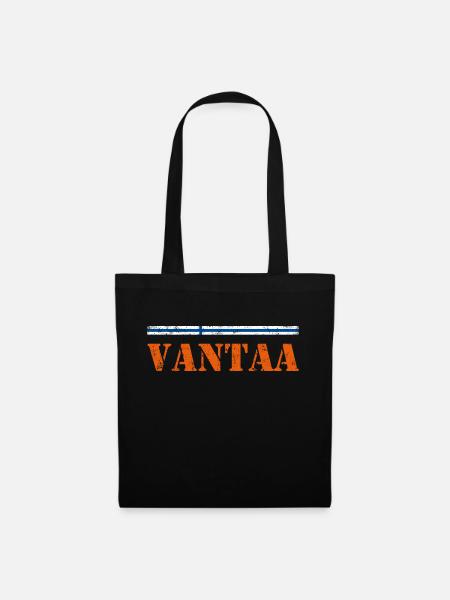 Vantaa - Stoffbeutel - Schwarz