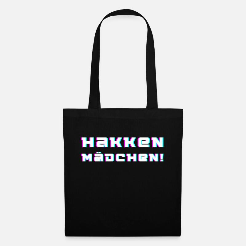 Hakken Gabberina - Stoffbeutel - Schwarz