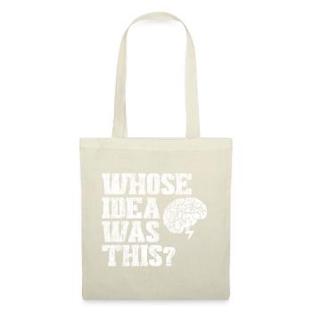 Qui a eu cette idée 3 - Sac en tissu - nature - Devant