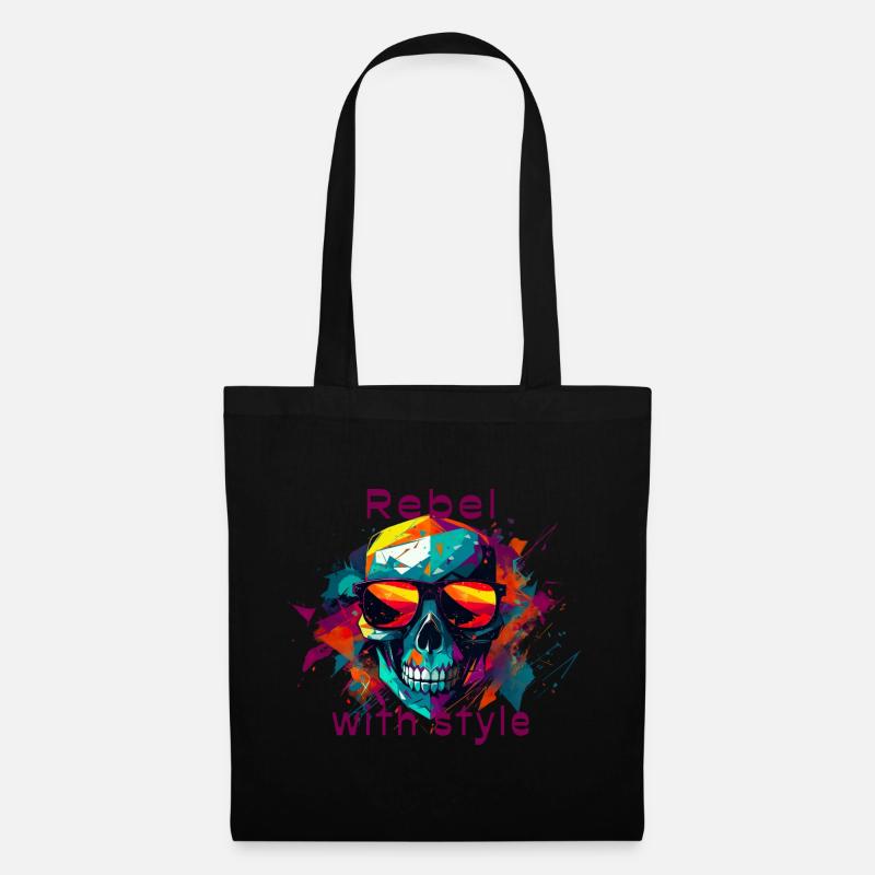 Rebell with style - Tote Bag - black