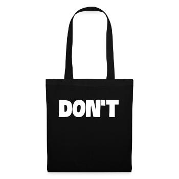 Don't Funny Joke Humor Sarcastic Humorous - Tote Bag - black - Front