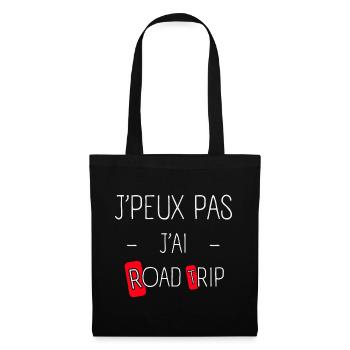 J'peux pas j'ai Road Trip - Sac en tissu - noir - Devant